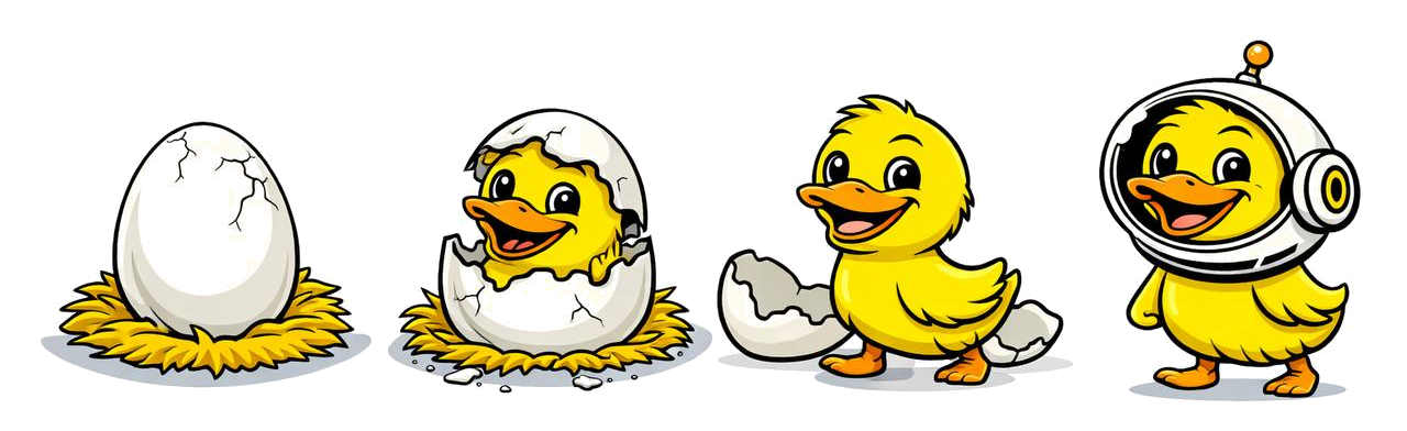 Space Duck lifecycle